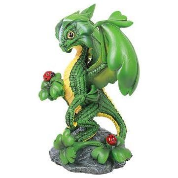 LUCKY CLOVER Stanley Morrison Garden Dragon Figurine