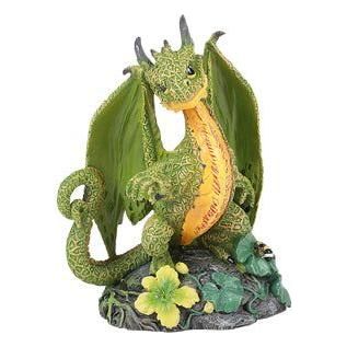 CANTALOUPE DRAGON Stanley Morrison Garden Dragon Figurine