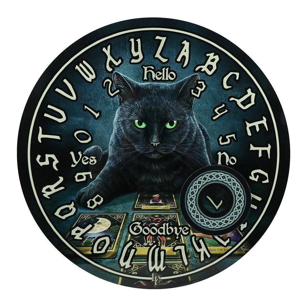 The Reader Glass Top Spirit Board Table w/ Planchette