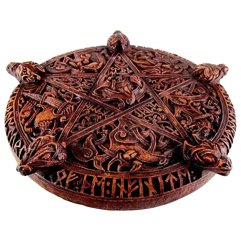 Large Knotwork Pentacle Plaque