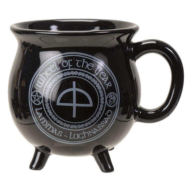 Lammas Dragons of the Sabbat Color Changing Mug by Anne Stokes