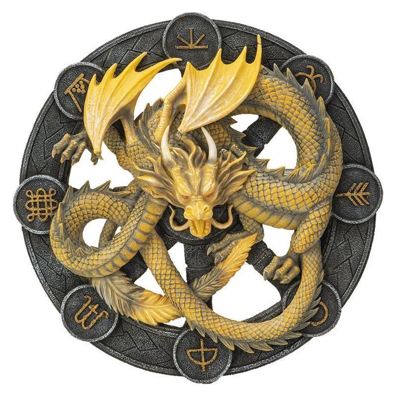 IMBOLC Dragons of the Sabbat Plaque by Anne Stokes