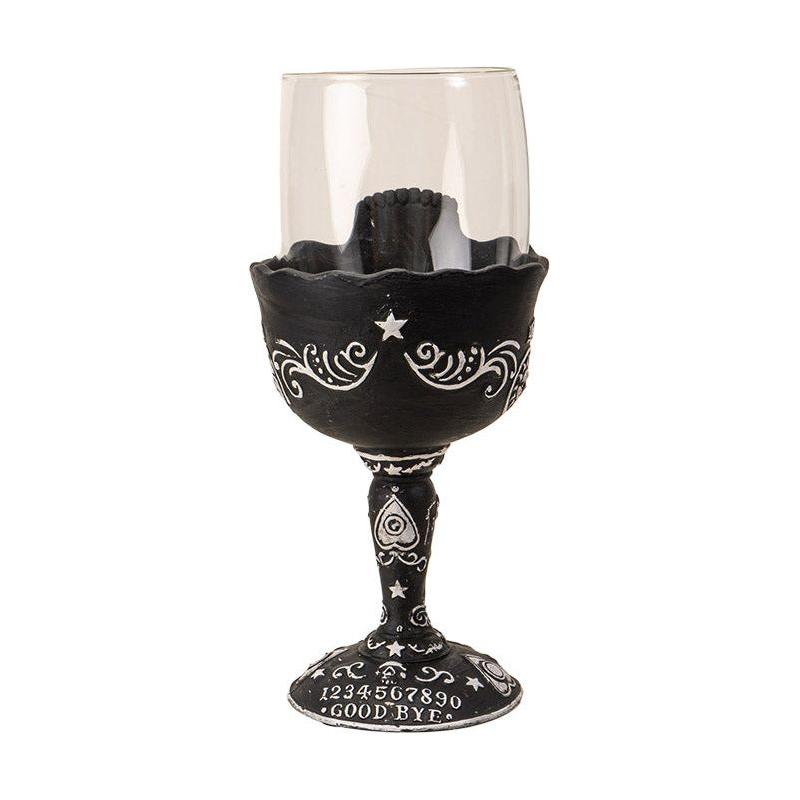 Spirit Board Resin and Glass Wine Goblet/Chalice