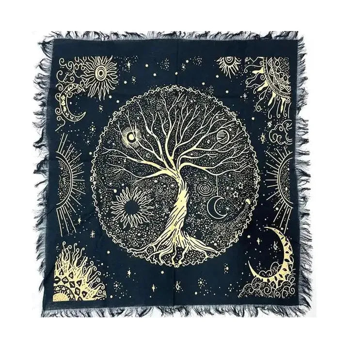 Golden Tree Altar Cloth (18 X 18 in.)