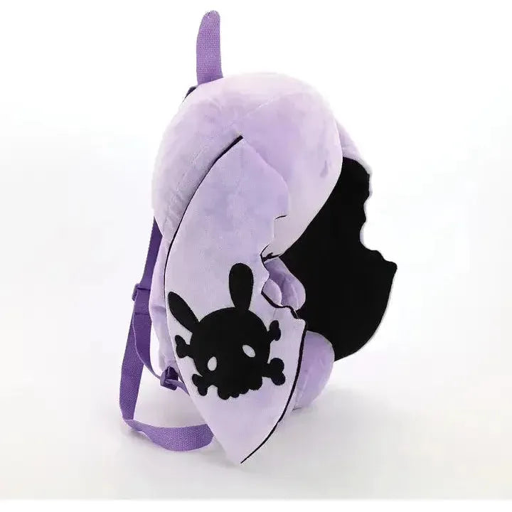 Purple Naughty Bunny Stuffed Backpack