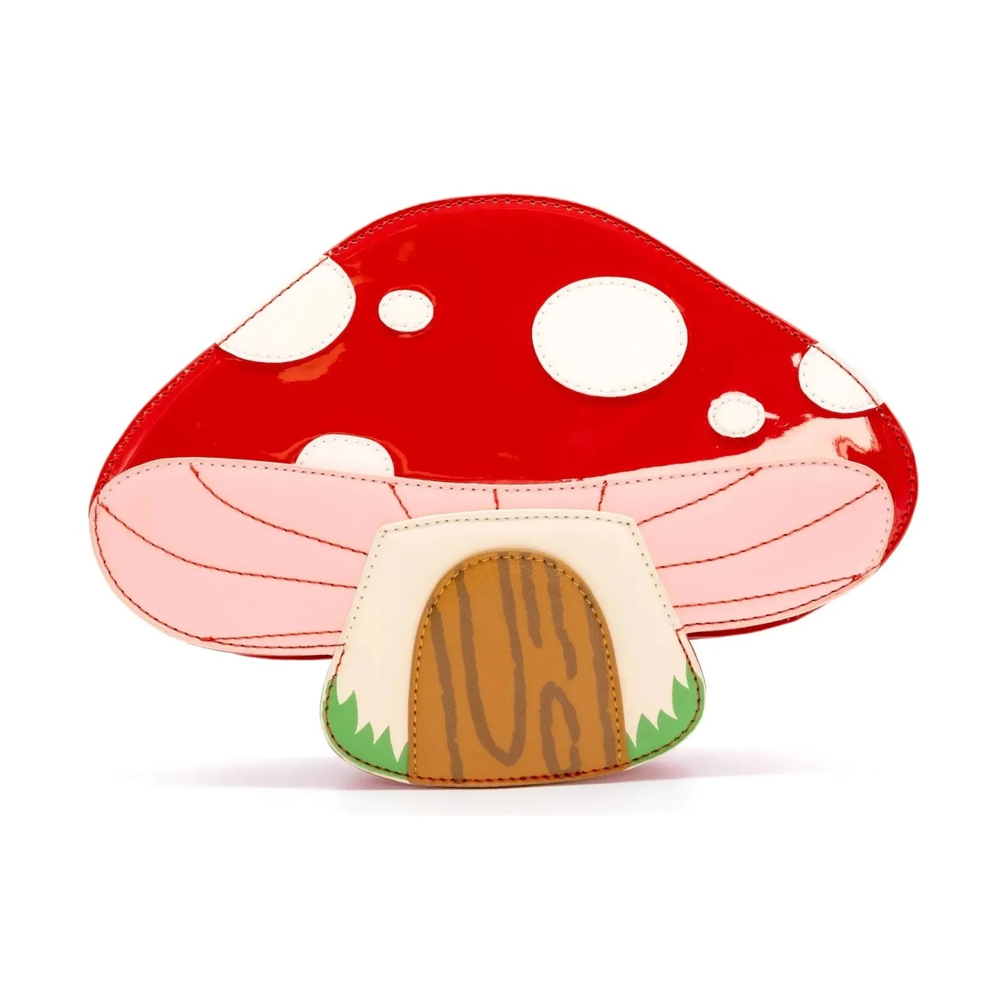 Mushroom Toadstool House Handbag Purse