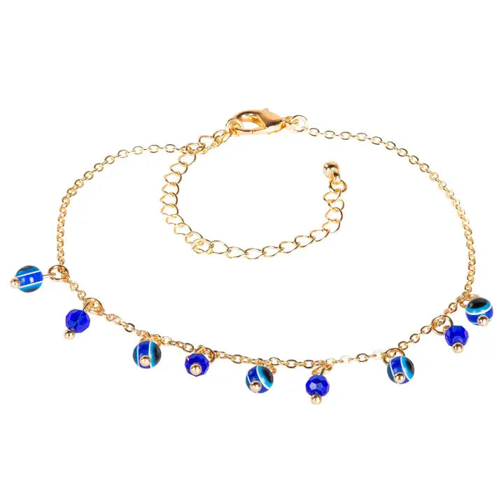 Evil Eye Anklet for Protection