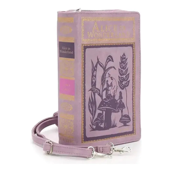 Alice in Wonderland Book Clutch Bag