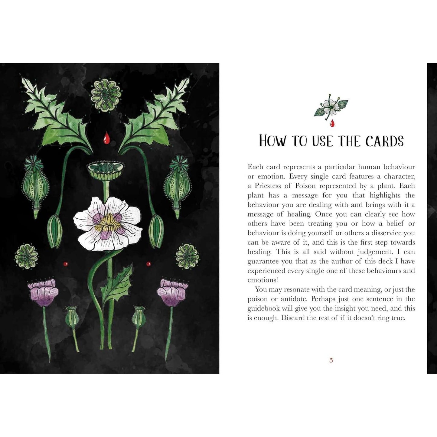 Deadly Apothecary Oracle Deck: Poisonous Plants as Guides and Healers