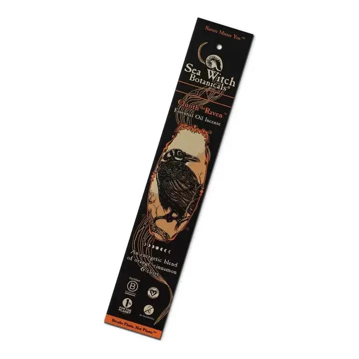SeaWitch (Sea Witch) Quoth The Raven Botanicals Premium Incense, Natural