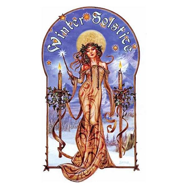 Briar Yule Winter Solstice Midwinter Card