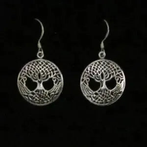 Sterling Silver Celtic Tree of Life Dangle Earring SKU: ES272L