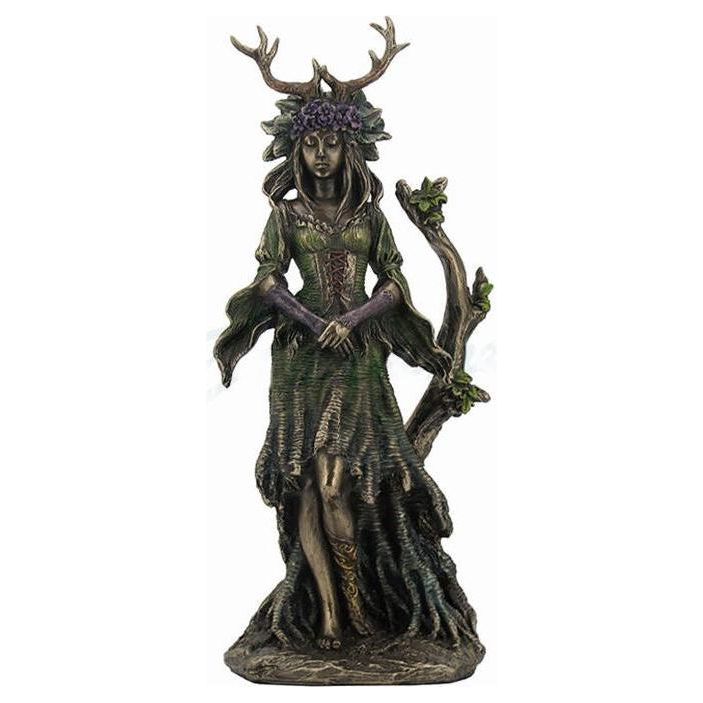 Lovely Guardian Goddess Of The Trees Statue Bronze Finish