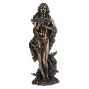 Goddess Aphrodite Statue, Bronze Finish