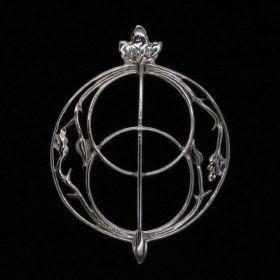 Sterling Silver Chalice Well Cover Pendant