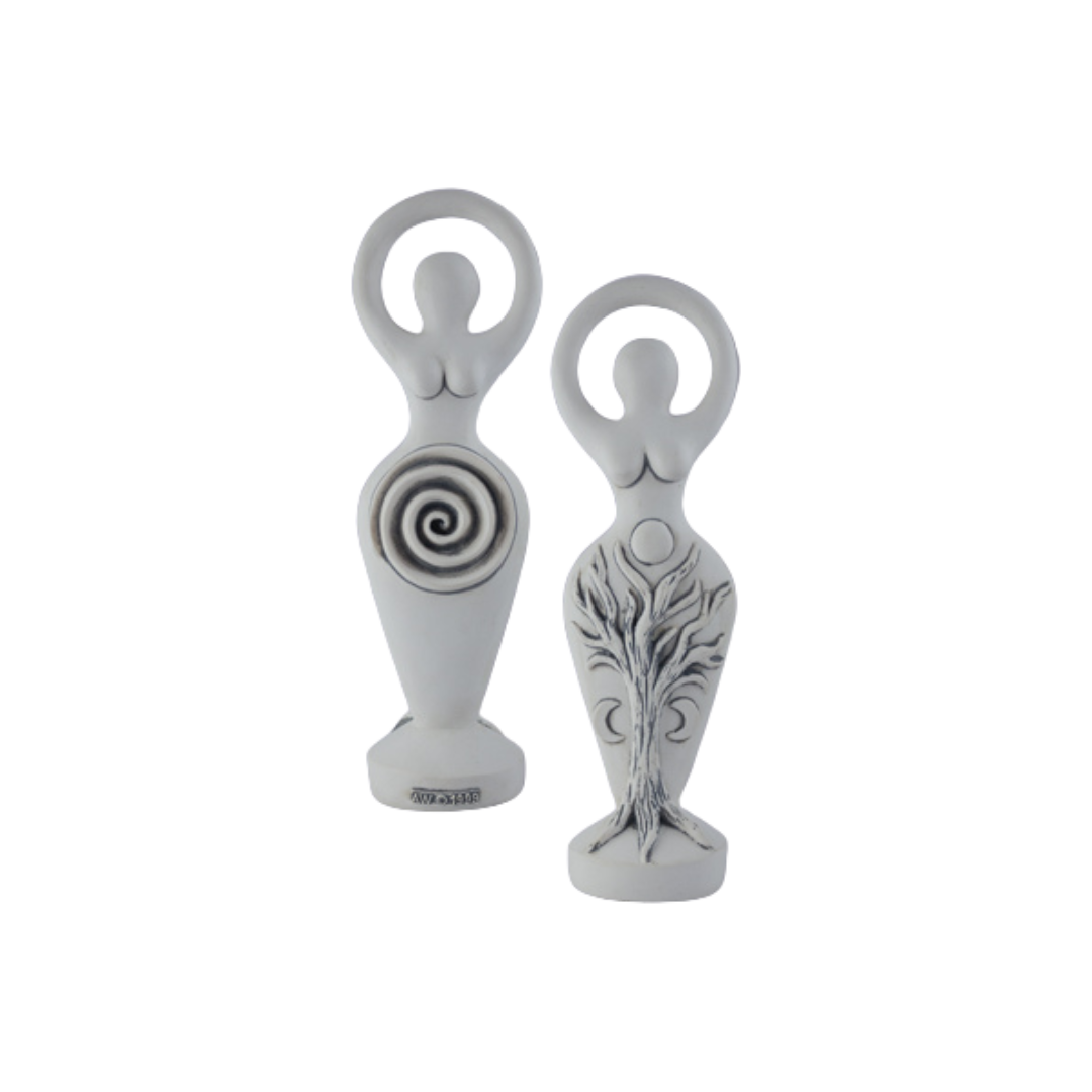 Spiral Goddess Two-Sided Statue by Abby Willowroot