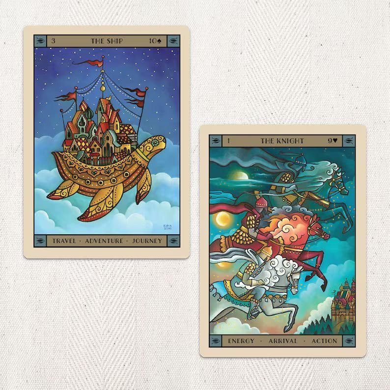 Slavic Folklore Lenormand - Fairy Tale Oracle Cards - Russian Lenormand Deck