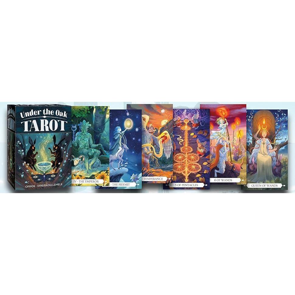 Under the Oak Tarot Deck by Ofride Cards Book Set