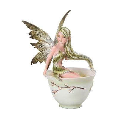 Green Tea Fairy Figurine Cup Fairy by Amy Brown