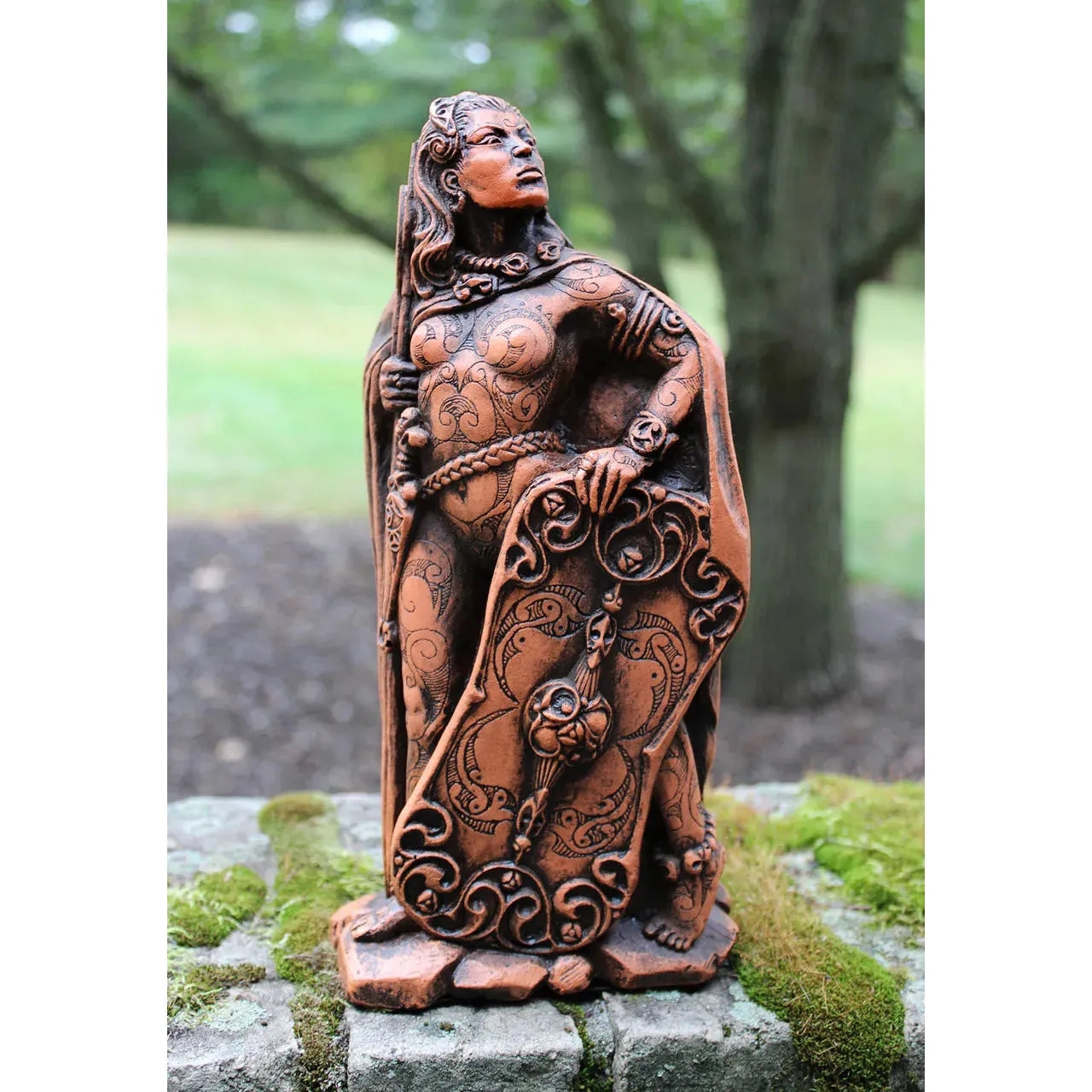 Morrigan Goddess Celtic Pagan Statue | Wiccan Gifts & Decor | 10 3/4 inch Tall