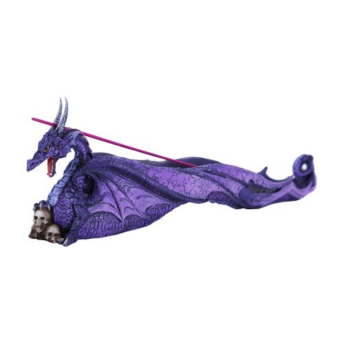 DRAGON INCENSE BURNER, Purple