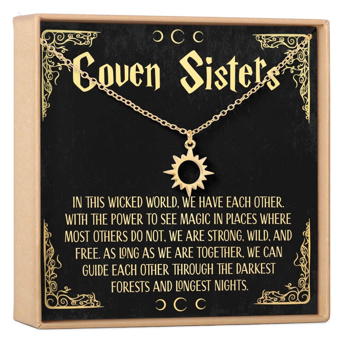 Coven Sisters Necklace, Multiple Styles