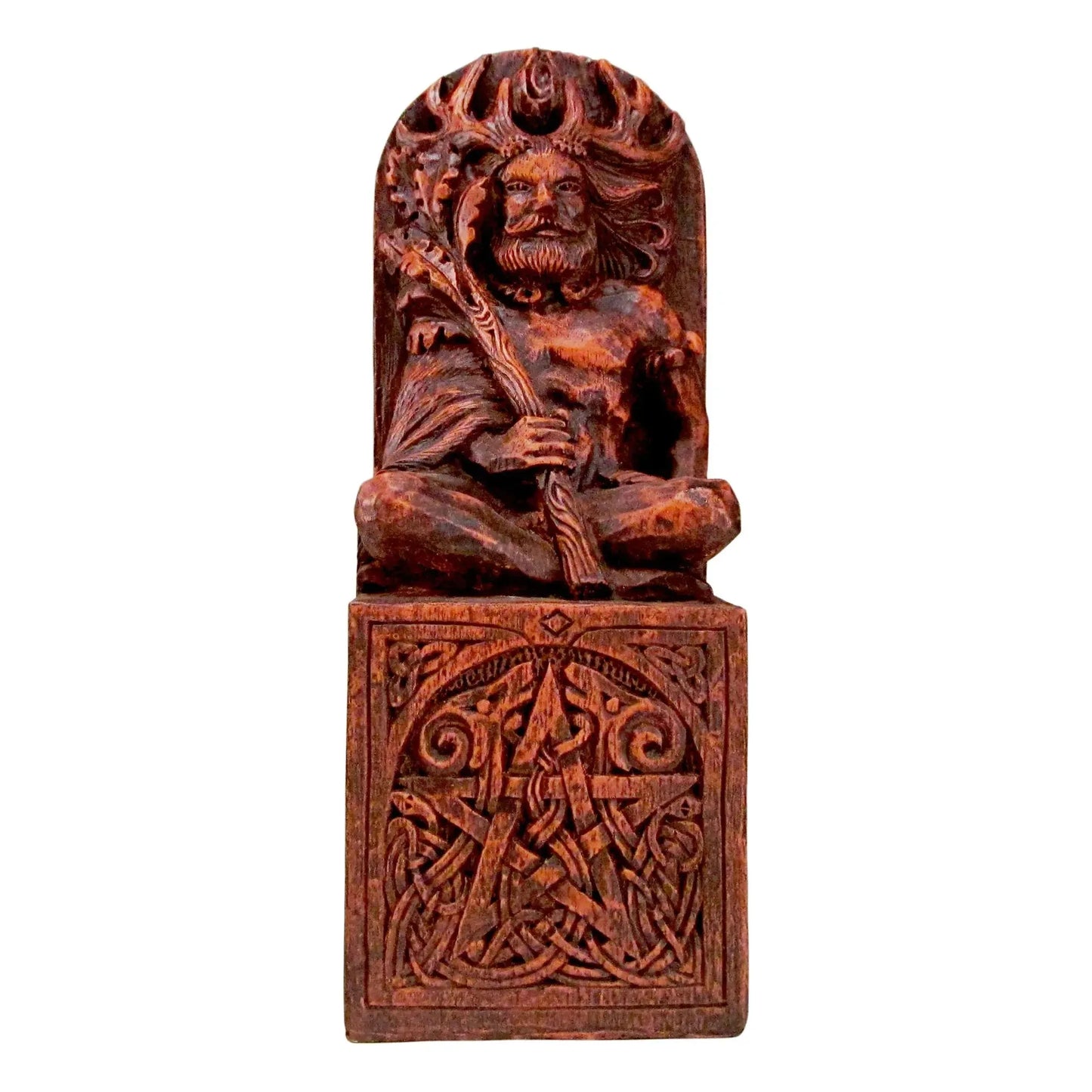 Cernunnos Seated: The Horned God of Nature