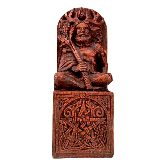 Cernunnos Seated: The Horned God of Nature