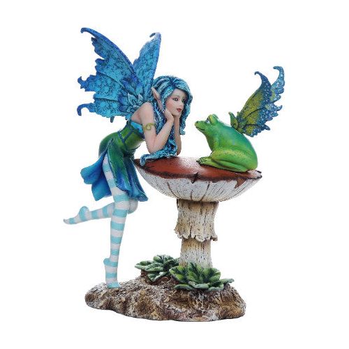 Amy Brown Frog Gossip Fairy Figurine Statue