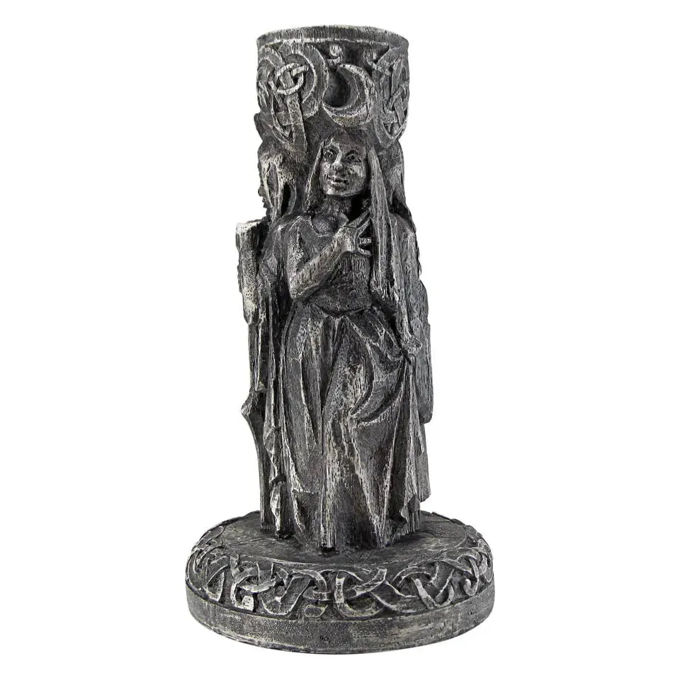 Triple Goddess Candle Holder