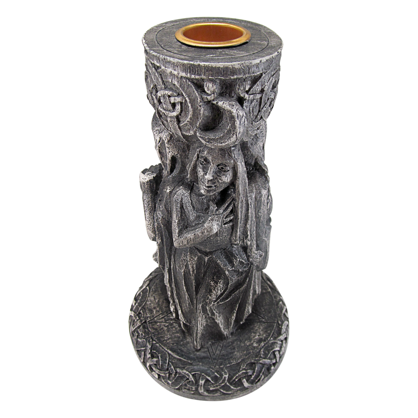 Triple Goddess Candle Holder