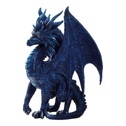 NIGHTFALL DRAGON Blue Dragon Figurine