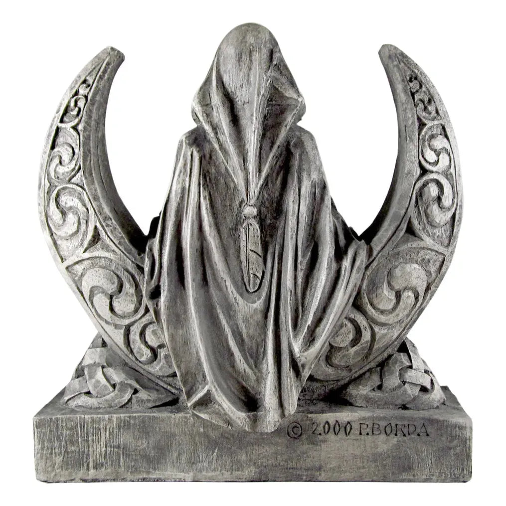 The Pagan Moon Goddess Wiccan Statue  8 1/8 inch in Silver, Wood, or Stone