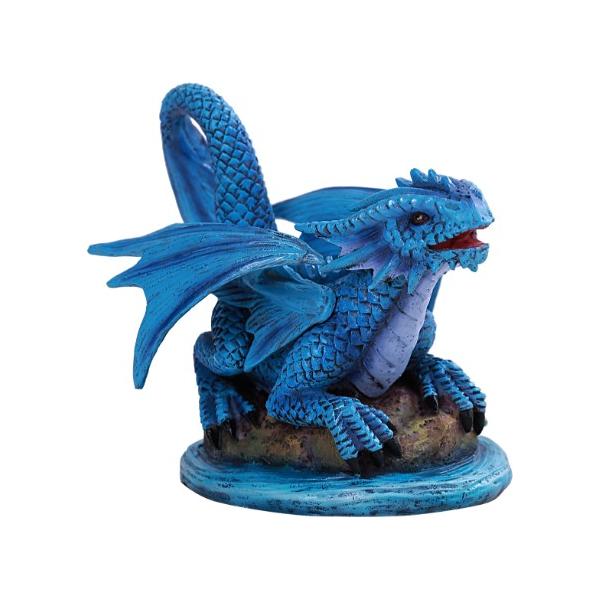 4.5" Anne Stokes Dragon Statue - Water Dragon Wyrmling