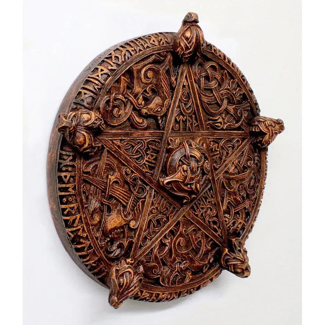 Large Knotwork Pentacle Plaque