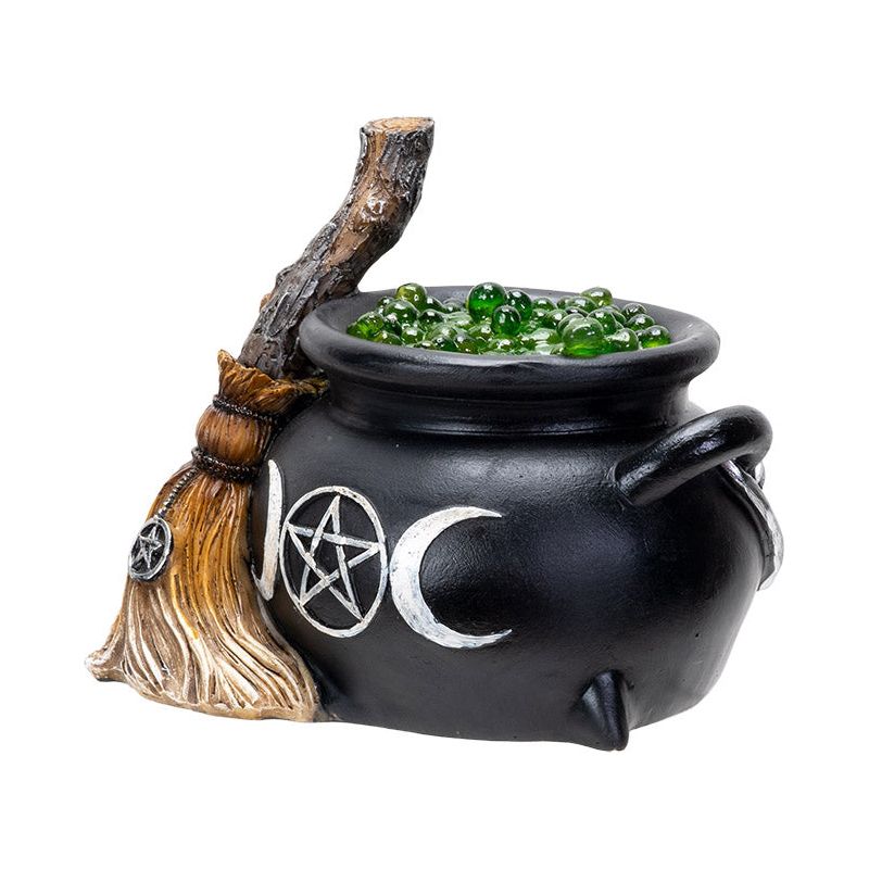 Triple Moon Pentacle LED Cauldron Light