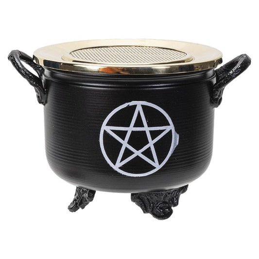 Pentacle Metal Incense Burner for loose or resin incense