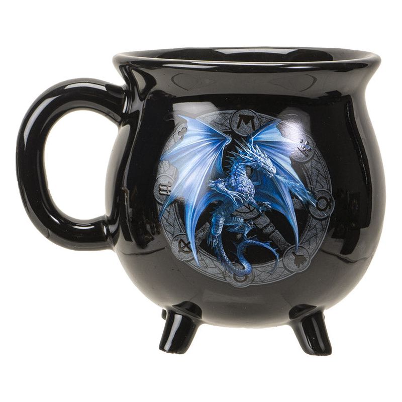 Yule Dragons of the Sabbat Color Changing Mug by Anne Stokes