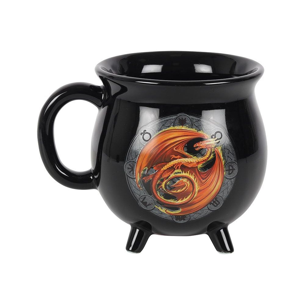 Beltane Dragons of the Sabbat Color Changing Mug by Anne Stokes