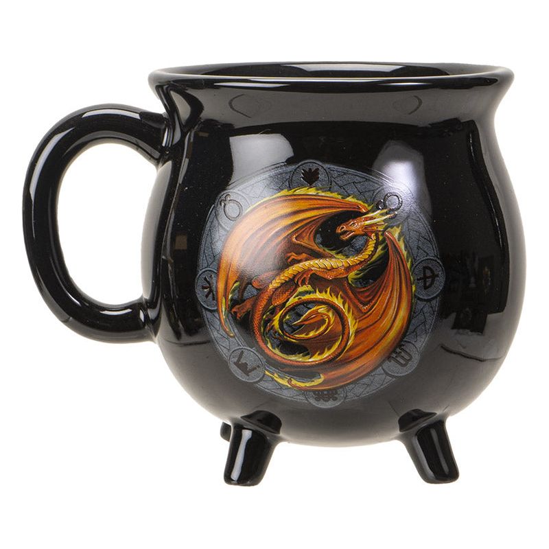 Beltane Dragons of the Sabbat Color Changing Mug by Anne Stokes