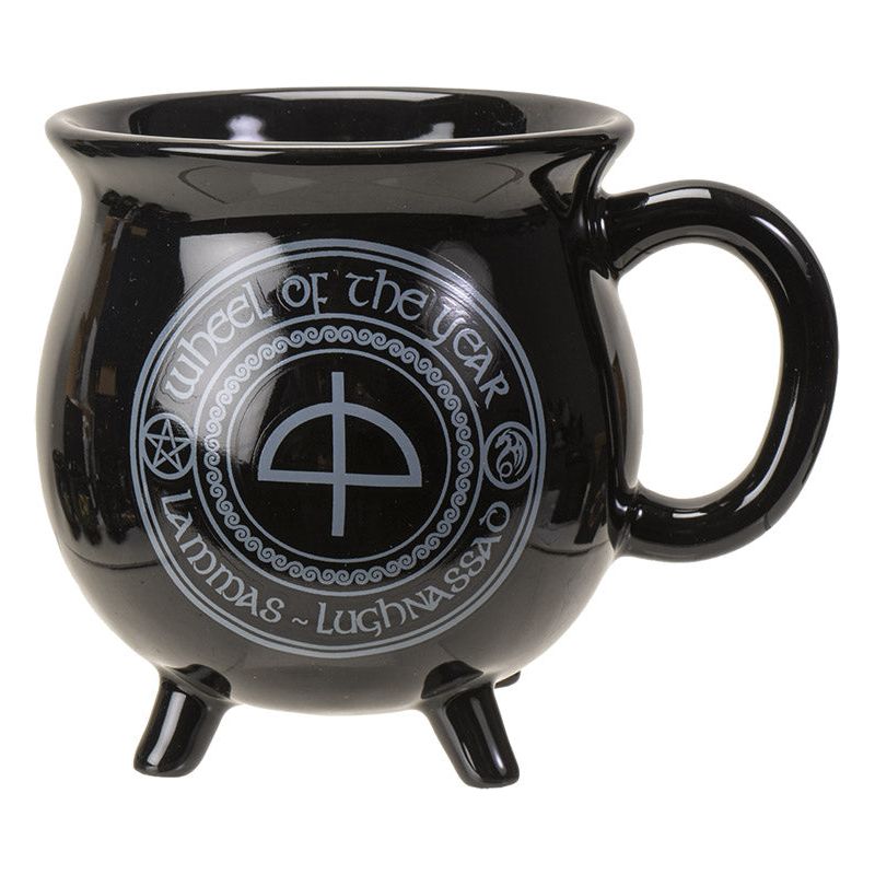 Lammas Dragons of the Sabbat Color Changing Mug by Anne Stokes