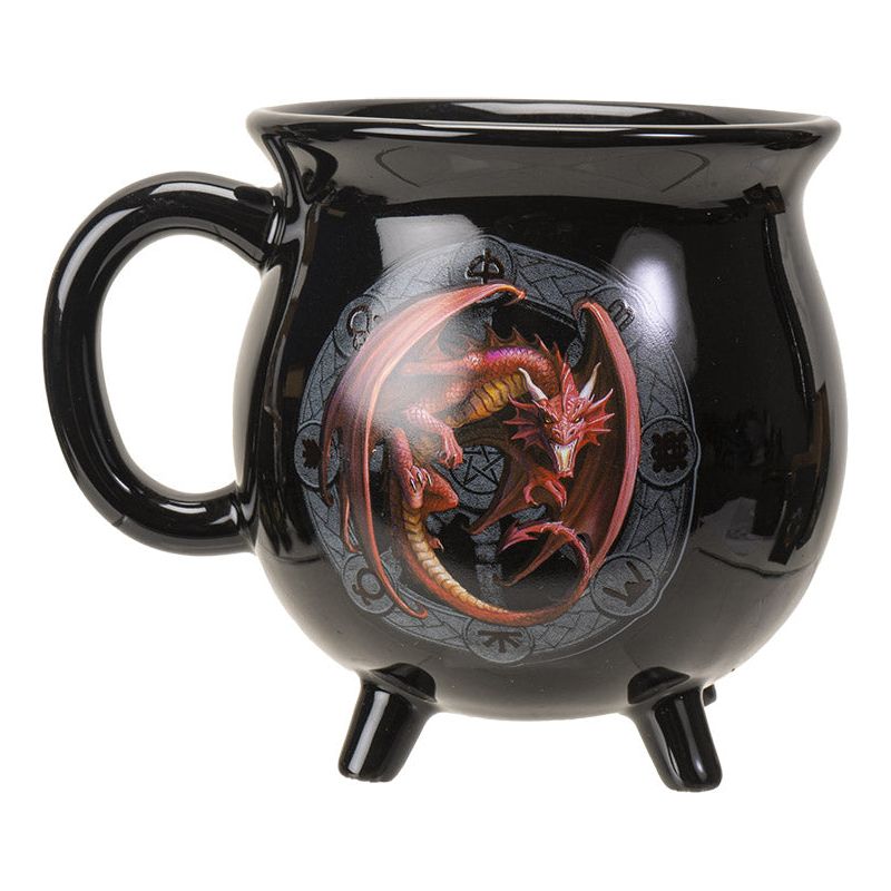 Lammas Dragons of the Sabbat Color Changing Mug by Anne Stokes