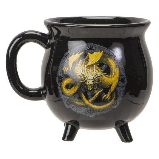 Imbolc Dragons of the Sabbat Color Changing Mug by Anne Stokes