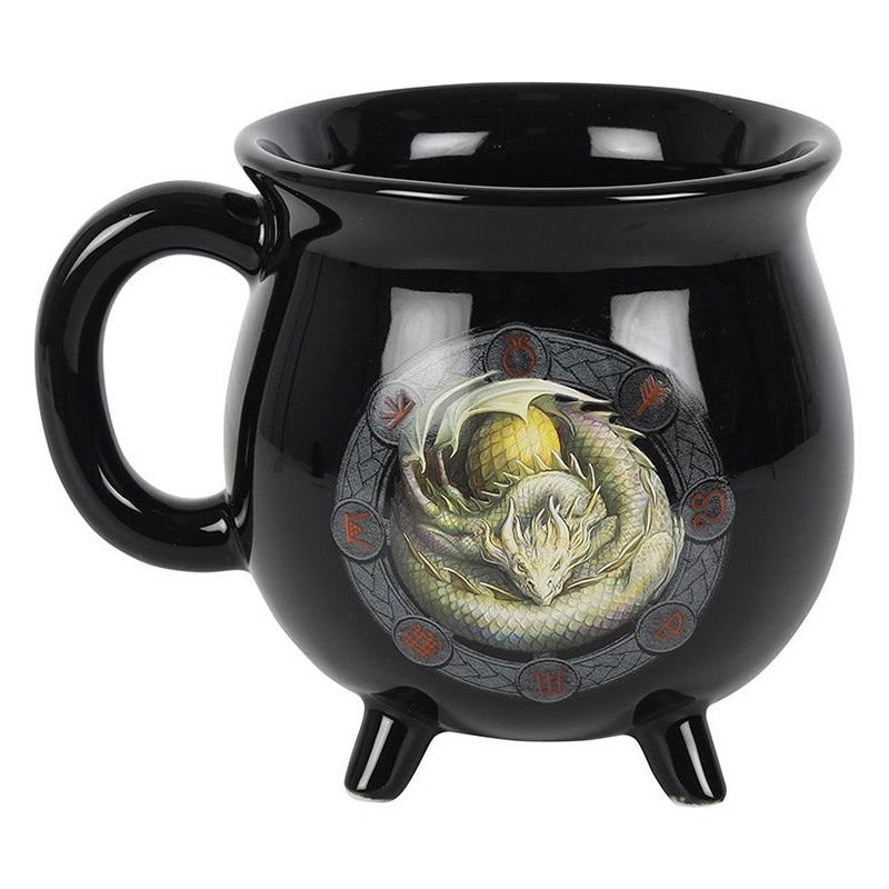 Ostara Dragons of the Sabbat Color Changing Mug by Anne Stokes