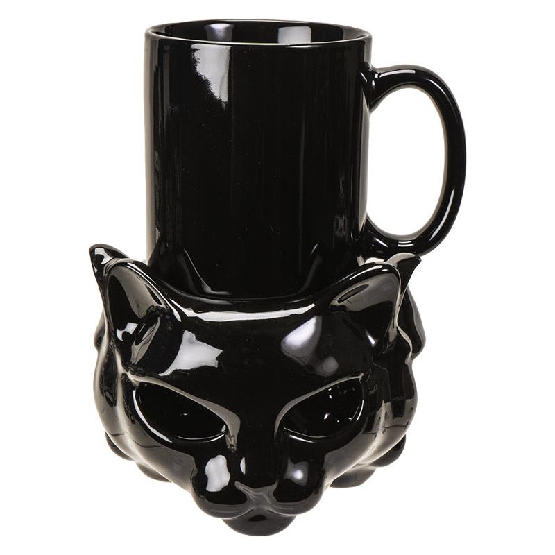 Cat Tea Light Warmer with Mug