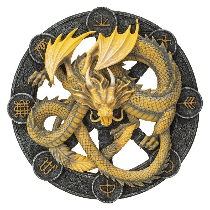 IMBOLC  Dragons of the Sabbat Plaque by Anne Stokes