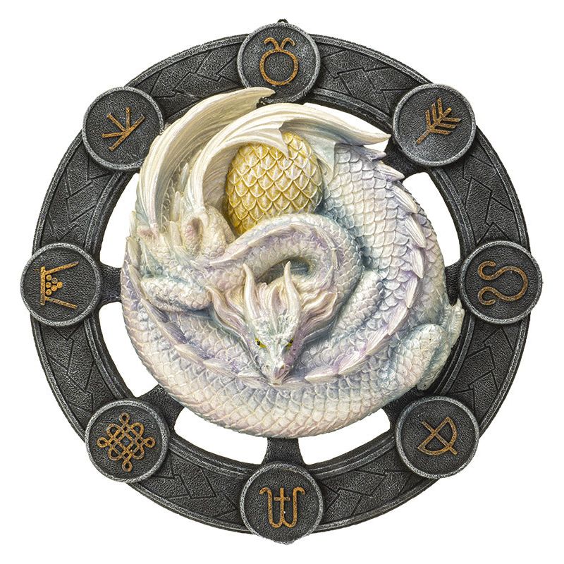 OSTARA Dragons of the Sabbat Plaque by Anne Stokes