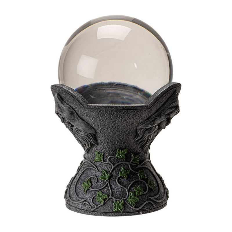 Mother Maiden Crone Triple Goddess with Pentacle Crystal Gazing Ball