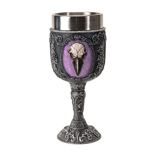 Raven Skull Resin Goblet/Chalice