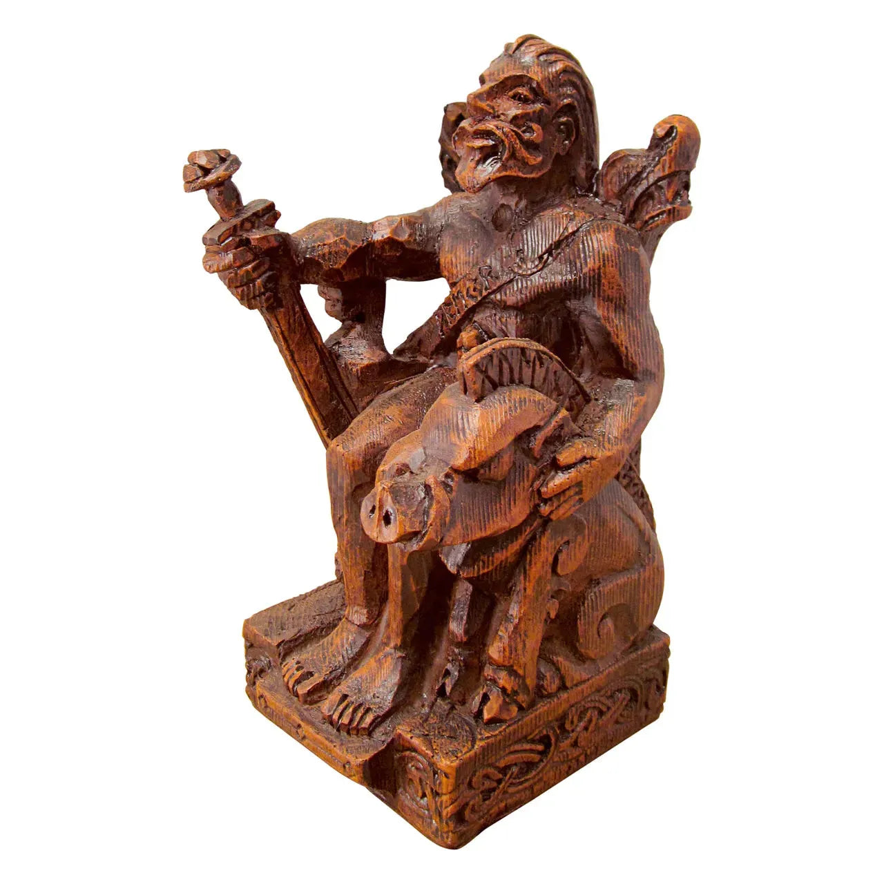 Seated Freyr Statue